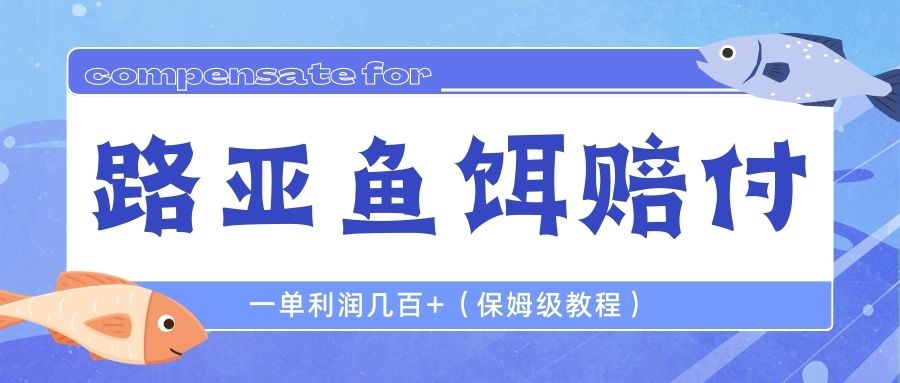 【6640】最新路亚鱼饵打假赔付玩法，一单利润几百+（保姆级教程）