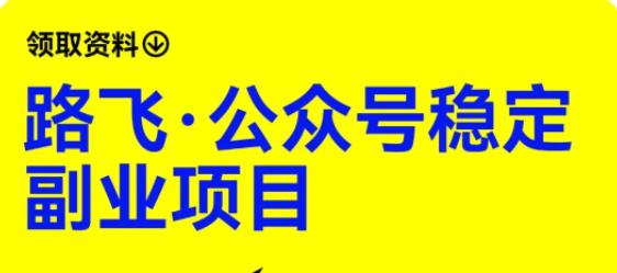 【6137】路飞·公众号稳定副业项目，你只要无脑去推广，粉丝和收入，自然就来了