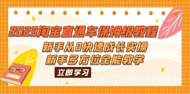 【6246】2023淘宝直通车保姆级教程：新手从0快速成长实操，新手多方位全能教学