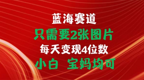 【10631】只需要2张图片 每天变现4位数