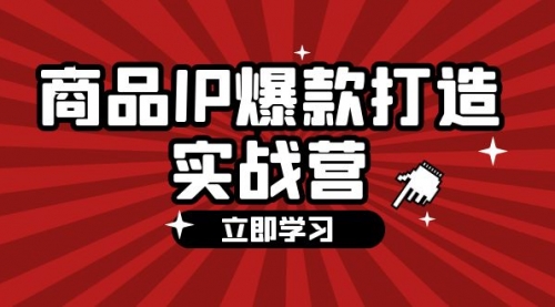 【第11303期】商品-IP爆款打造实战营【第四期】手把手教你打造商品IP，爆款不断