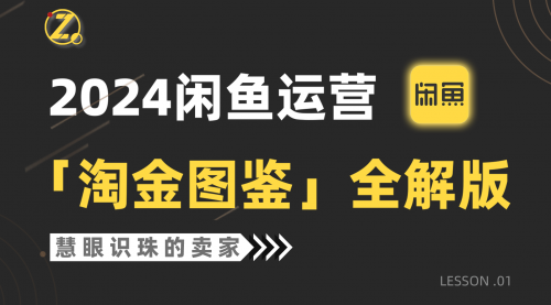 【9650】2024闲鱼运营，【淘金图鉴】全解版