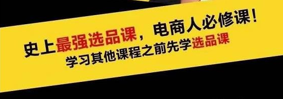 【2386】蓝海高利润选品课：你只要能选好一个品 就意味着一年轻松几百万的利润