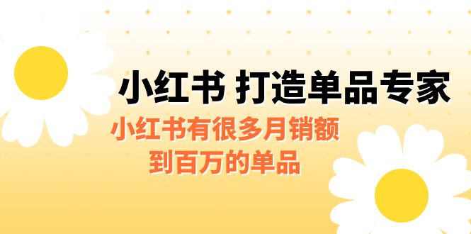 【6592】某公众号付费文章《小红书 打造单品专家》小红书有很多月销额到百万的单品