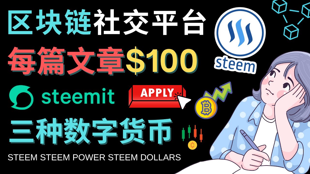 【4743】区块链的社交媒体平台Steemit，每篇文章赚100美元 – 注册流程和盈利模式