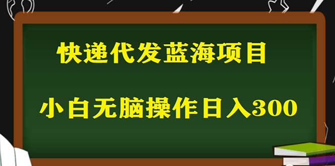 【5551】2023最新蓝海快递代发项目，小白零成本照抄也能日入300+