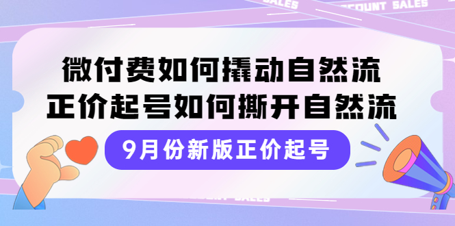 【4085】新版正价起号，微付费如何撬动自然流，正价起号如何撕开自然流