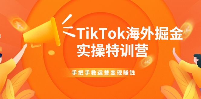 【2314】TikTok海外掘金实操特训营：手把手教运营变现赚钱【视频课程】