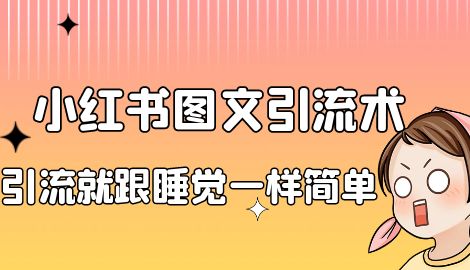 【6938】红书图文暴力引流法，单日引流100+，玩转私域流量跟睡觉一样简单