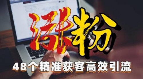 【6997】独家分享48个引流绝技，再没粉丝只能怪自己了！