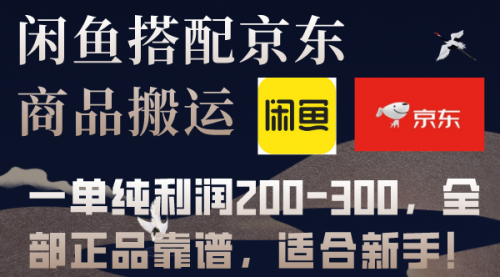 【8156】闲鱼搭配京东备份库搬运，一单纯利润200-300，全部正品靠谱，适合新手