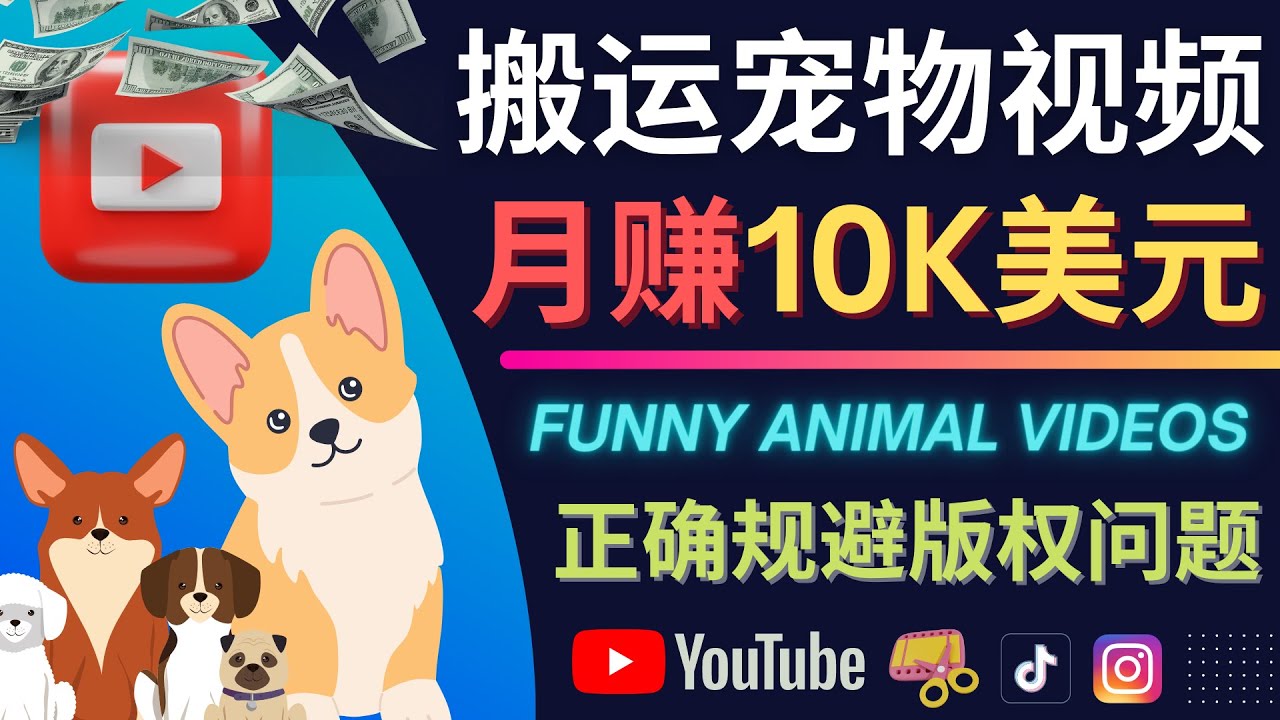 【4409】搬运TIKTOK视频到YouTube，并进行二次创作，月赚1万美元以上