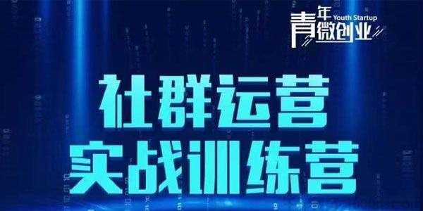 【2114】青年微创业《社群运营实战训练营》低成本打造吸金社群